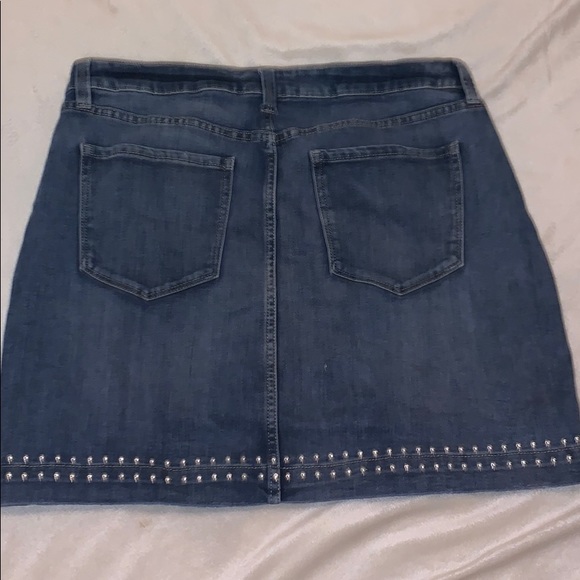 Denim studded mini skirt - Picture 3 of 3